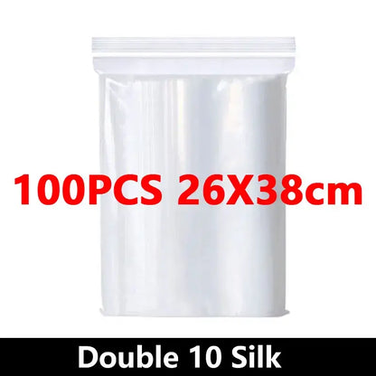Reliable Storage Made Easy with 100 Thicken Zip Bags - Homelune LTD home essentials and decor!