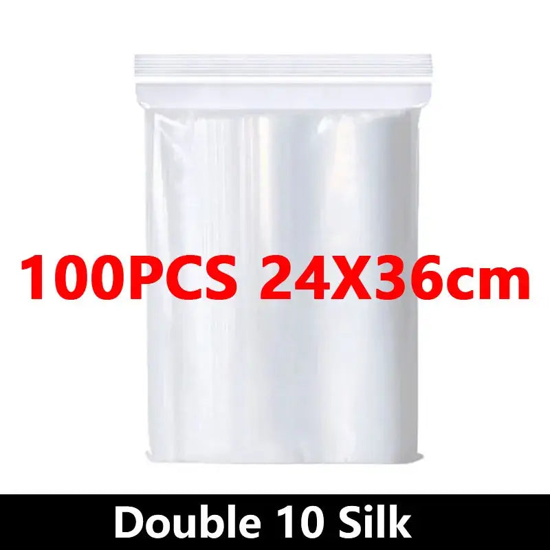 Reliable Storage Made Easy with 100 Thicken Zip Bags - Homelune LTD home essentials and decor!