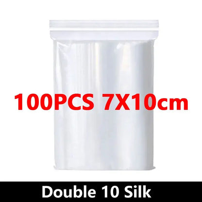 Reliable Storage Made Easy with 100 Thicken Zip Bags - Homelune LTD home essentials and decor!