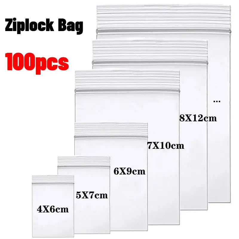 Reliable Storage Made Easy with 100 Thicken Zip Bags - Homelune LTD home essentials and decor!