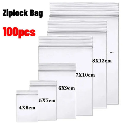 Reliable Storage Made Easy with 100 Thicken Zip Bags - Homelune LTD home essentials and decor!