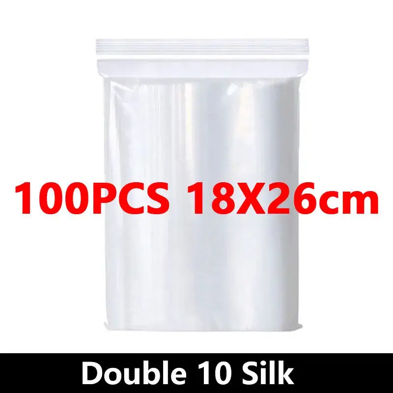 Reliable Storage Made Easy with 100 Thicken Zip Bags - Homelune LTD home essentials and decor!