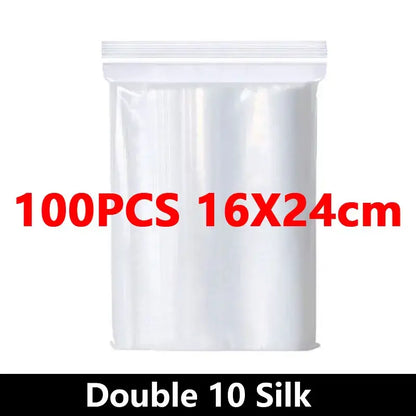 Reliable Storage Made Easy with 100 Thicken Zip Bags - Homelune LTD home essentials and decor!