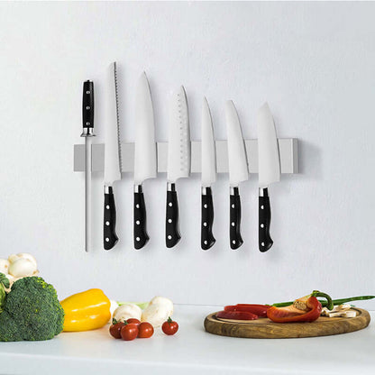 Save Space and Stay Organized with Our Wall-Mounted Kitchen Knife Storage Rack! - Homelune LTD home essentials and decor!