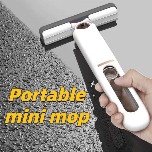 Self-Squeeze Portable Mini Mop – Hands-Free, Super Absorbent Cleaner for Home & Car - Homelune LTD home essentials and decor!