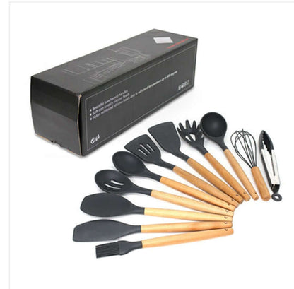 Silicone Cooking Utensils Set: Spoon, Shovel, and More - Homelune LTD home essentials and decor!