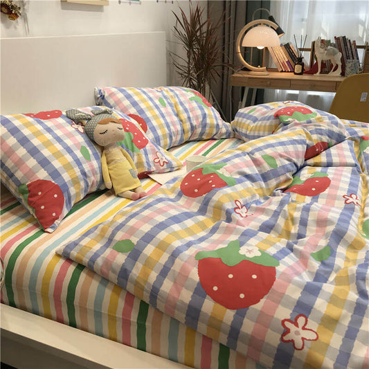 Simplify Your Dorm Life with Our Three-Piece Set of Single Bed Sheets - Homelune LTD home essentials and decor!