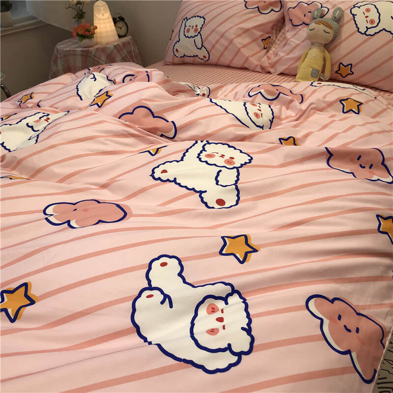 Simplify Your Dorm Life with Our Three-Piece Set of Single Bed Sheets - Homelune LTD home essentials and decor!