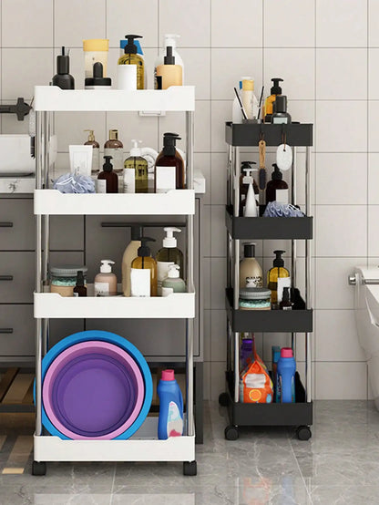 Simplify Your Life with Our Versatile 3/4 Tier Rolling Utility Cart! - Homelune LTD home essentials and decor!