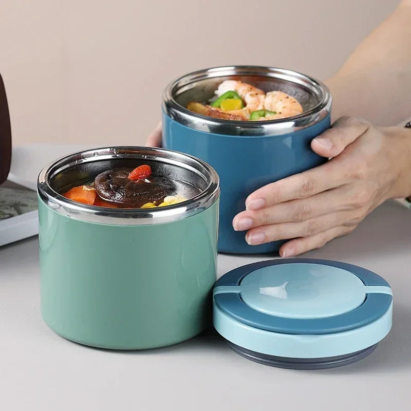 Stainless Steel Thermal Food Jar – Portable & Leak-Proof Lunch Solution Homelune LTD