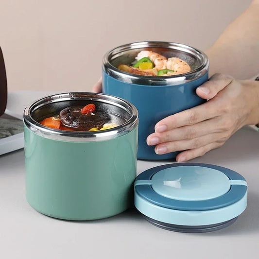Stainless Steel Thermal Food Jar – Portable & Leak-Proof Lunch Solution Homelune LTD