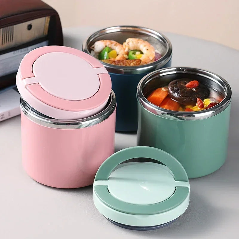 Stainless Steel Thermal Food Jar – Portable & Leak-Proof Lunch Solution Homelune LTD