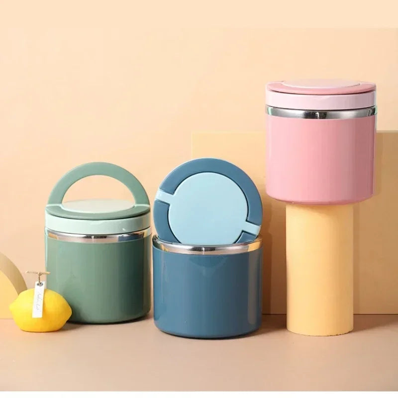 Stainless Steel Thermal Food Jar – Portable & Leak-Proof Lunch Solution Homelune LTD