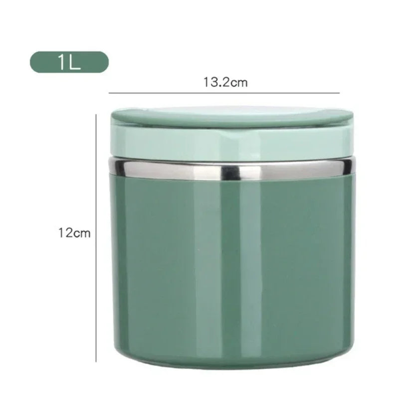 Stainless Steel Thermal Food Jar – Portable & Leak-Proof Lunch Solution Homelune LTD