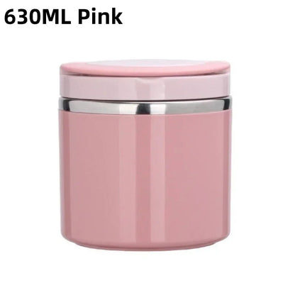 Stainless Steel Thermal Food Jar – Portable & Leak-Proof Lunch Solution Homelune LTD