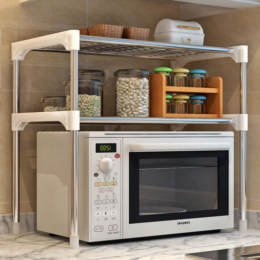 Storage Organizer Maximize Space with Our Versatile Microwave Shelf Rack! - Homelune LTD home essentials and decor!