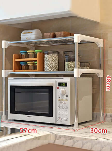 Storage Organizer Maximize Space with Our Versatile Microwave Shelf Rack! - Homelune LTD home essentials and decor!