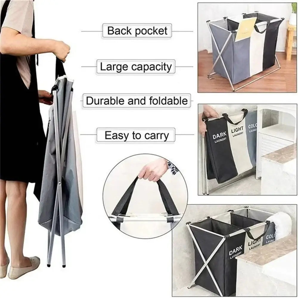 Streamline Your Laundry Routine with Our Foldable Dirty Clothes Organizer! - Homelune LTD home essentials and decor!