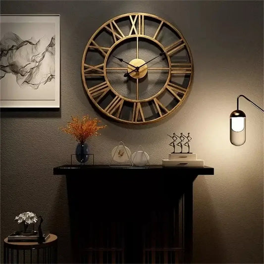 Timeless Elegance with Our Antique-Inspired 3D Roman Wall Clock - Homelune LTD home essentials and decor!