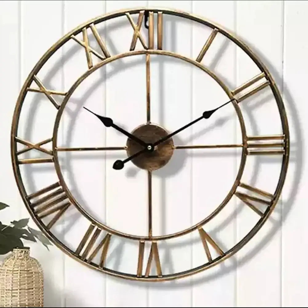 Timeless Elegance with Our Antique-Inspired 3D Roman Wall Clock - Homelune LTD home essentials and decor!