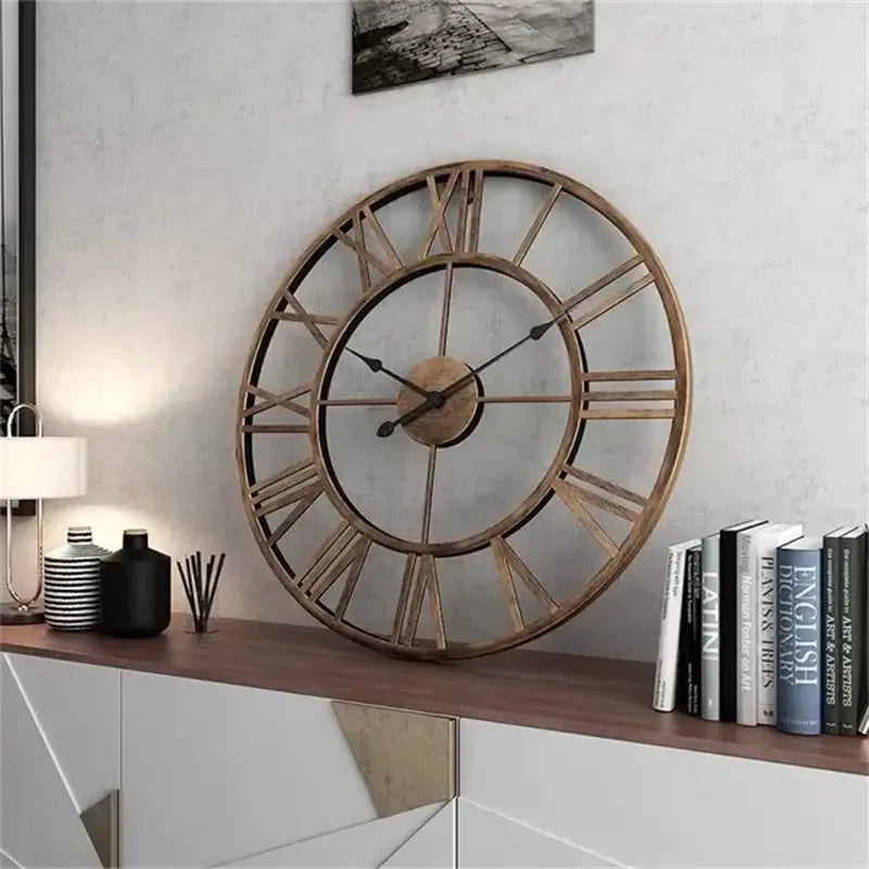 Timeless Elegance with Our Antique-Inspired 3D Roman Wall Clock - Homelune LTD home essentials and decor!