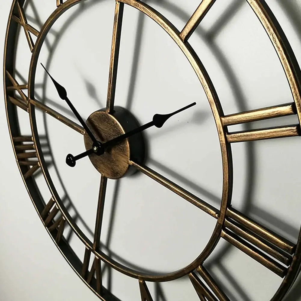Timeless Elegance with Our Antique-Inspired 3D Roman Wall Clock - Homelune LTD home essentials and decor!
