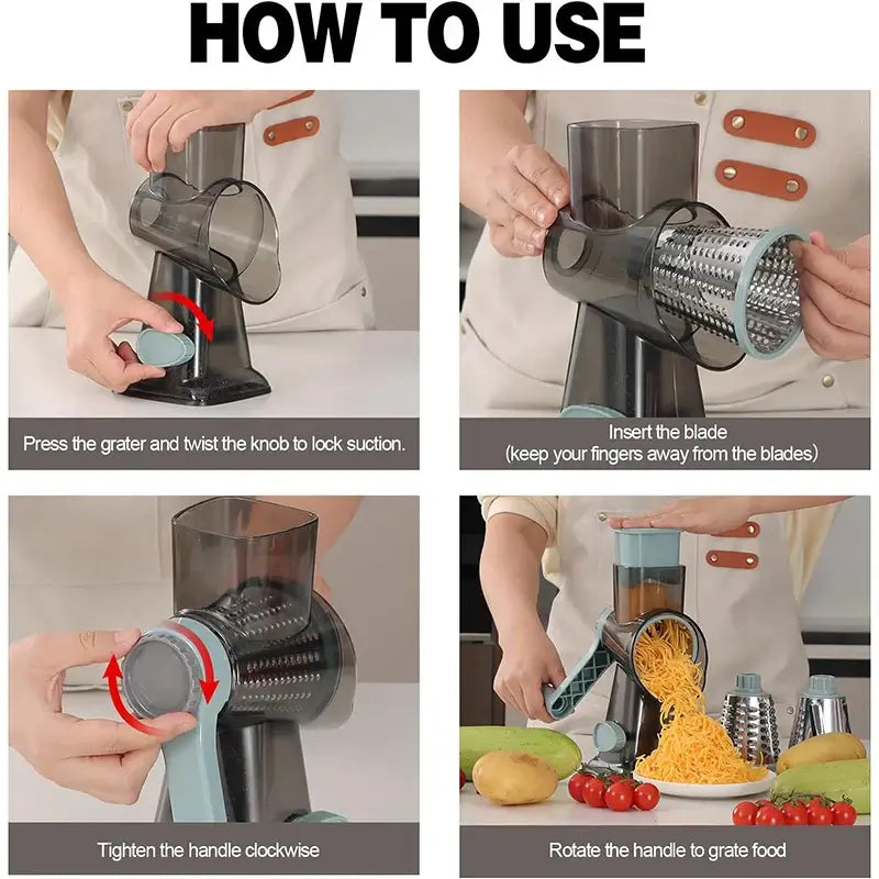 Transform Prep Time with This All-in-One Kitchen Grater - Homelune LTD home essentials and decor!