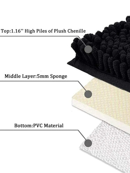 Transform Your Bathroom with Our Luxurious Non-Slip Chenille Bath Mat! - Homelune LTD home essentials and decor!