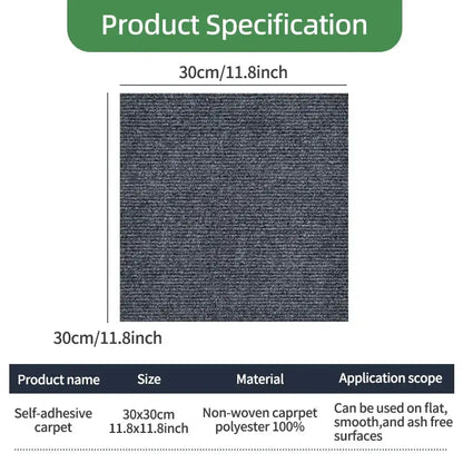 Transform Your Space with Ease - 10pcs Peel and Stick Carpet Floor Tiles - Homelune LTD home essentials and decor!