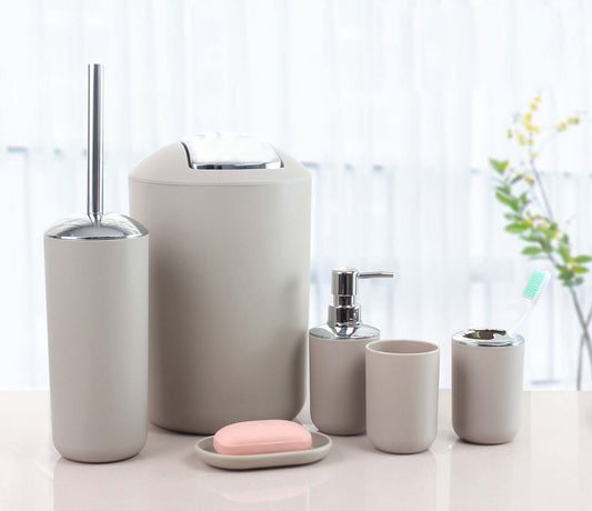 Upgrade Your Bathroom with Our Elegant Six-Piece Bathroom Set! - Homelune LTD home essentials and decor!