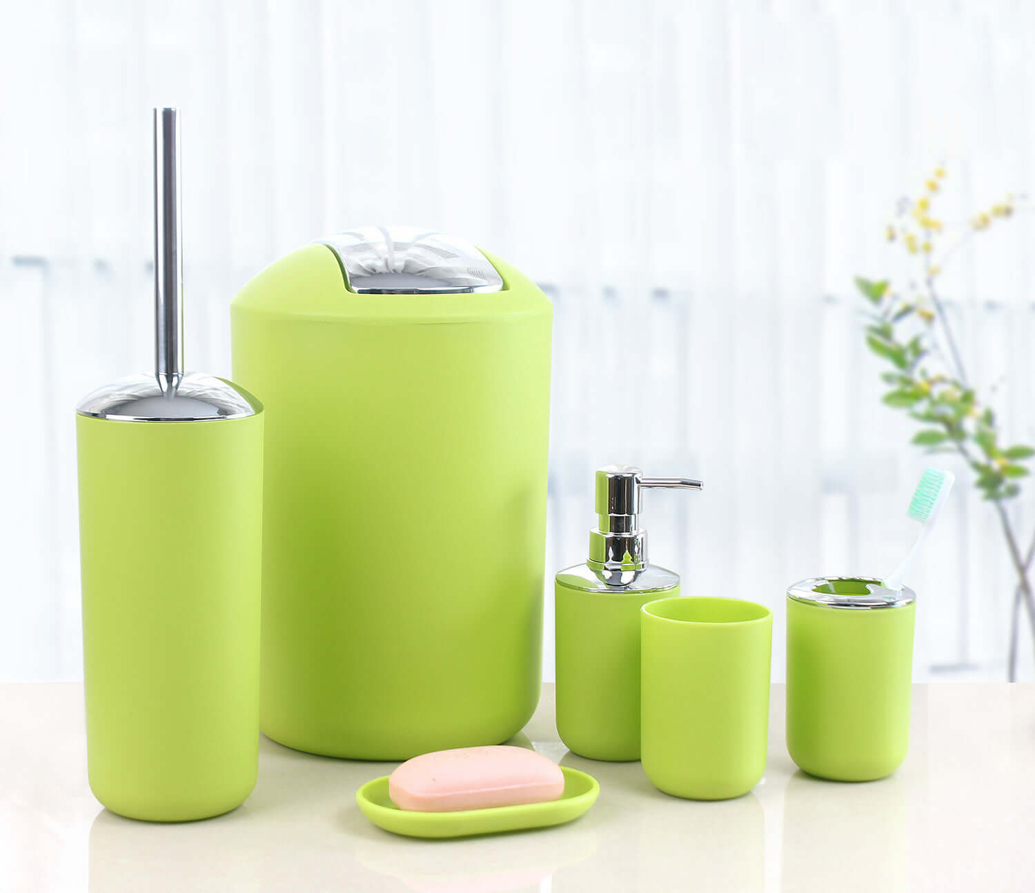 Upgrade Your Bathroom with Our Elegant Six-Piece Bathroom Set! - Homelune LTD home essentials and decor!
