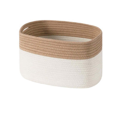 Versatile Cotton Rope Storage Basket – Perfect for Snacks, Sundries - Homelune LTD home essentials and decor!