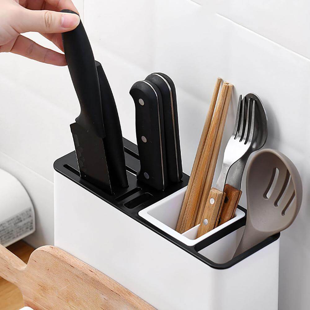 Versatile Kitchen Knife & Utensil Storage Rack – Space-Saving & Stylish Organizer - Homelune LTD home essentials and decor!