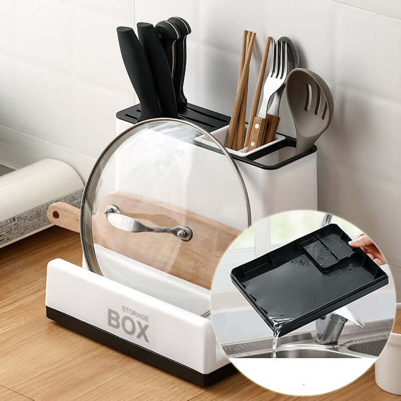 Versatile Kitchen Knife & Utensil Storage Rack – Space-Saving & Stylish Organizer - Homelune LTD home essentials and decor!