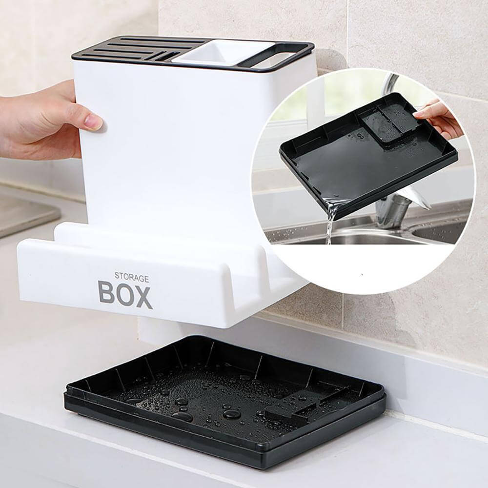 Versatile Kitchen Knife & Utensil Storage Rack – Space-Saving & Stylish Organizer - Homelune LTD home essentials and decor!