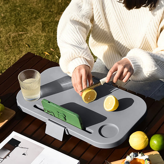 Collapsible Picnic Basket with Handles and Cup Holders Homelune LTD