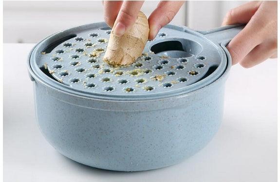 Versatile Vegetable Cutter & Grater with Strainer for Easy Prep - Homelune LTD home essentials and decor!