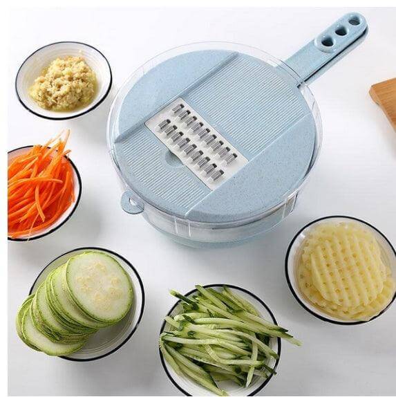 Versatile Vegetable Cutter & Grater with Strainer for Easy Prep - Homelune LTD home essentials and decor!