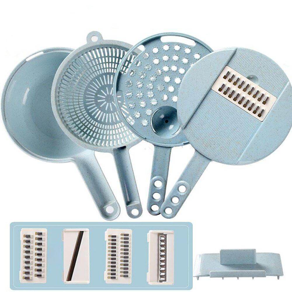 Versatile Vegetable Cutter & Grater with Strainer for Easy Prep - Homelune LTD home essentials and decor!