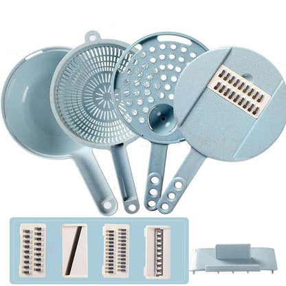 Versatile Vegetable Cutter & Grater with Strainer for Easy Prep - Homelune LTD home essentials and decor!
